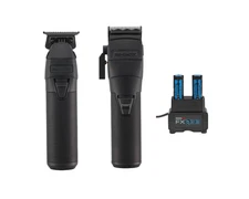 NEW BaByliss PRO Matte Black FXONE Professional Clipper & Trimmer & Dual Battery