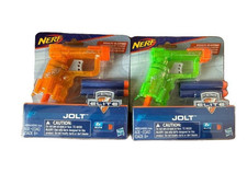 NERF N Strike Elite Jolt Blaster A8062 Orange Green Lot of 8 New Sealed Case