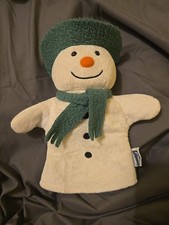 Vintage Eden Raymond Briggs The Snowman 10" Plush Hand Puppet