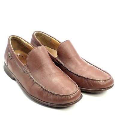 Mephisto Rodrigo Cool Air Mens Brown Leather Loafers Slip On Shoe Size 9 US