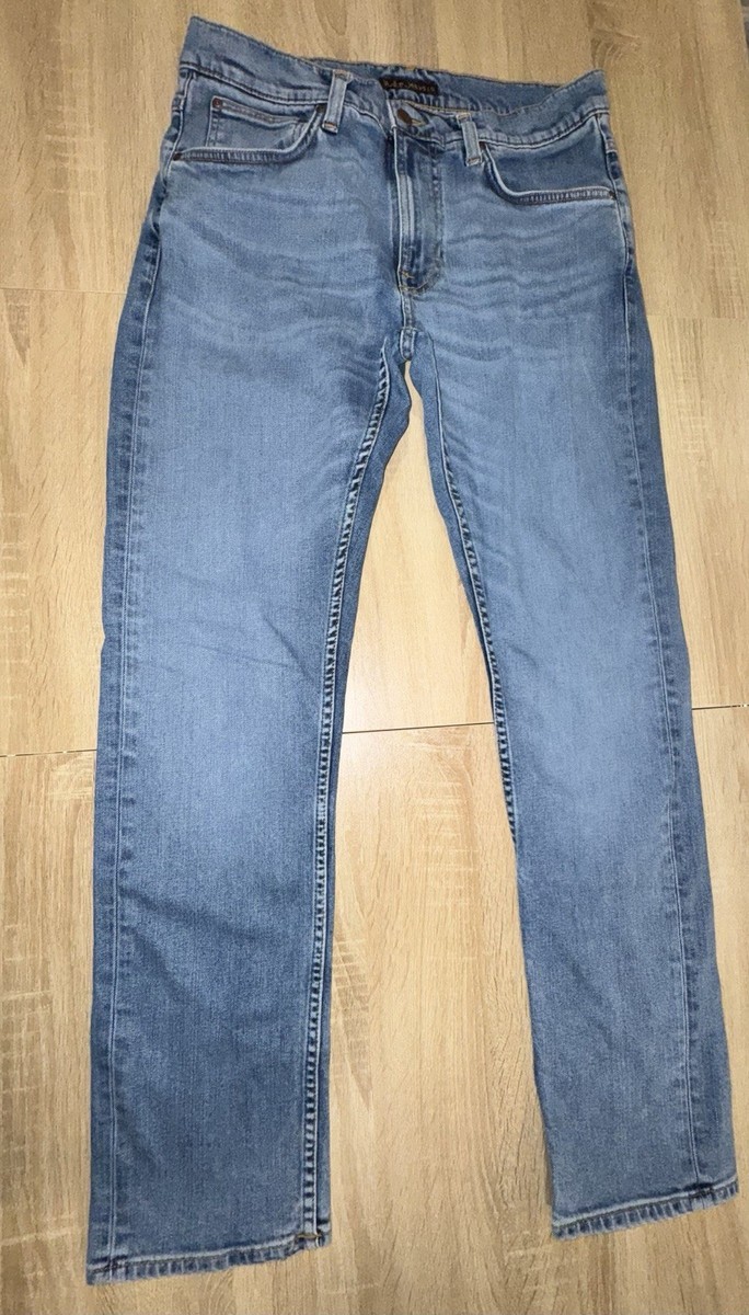 Nudie Men's Brute Knut Nudie Jeans Denim Size 33x32 Blue
