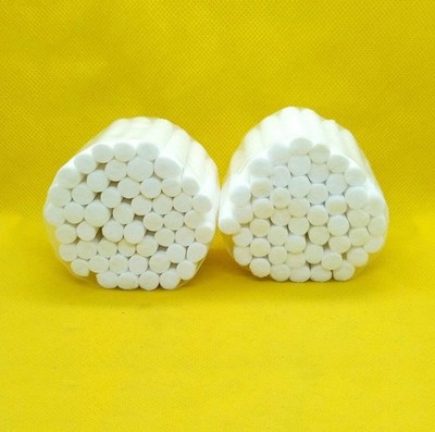 Dental Disposable Pliable Absorbent Cotton Fibers Soft   10*38mm 50Pcs/Roll #bv