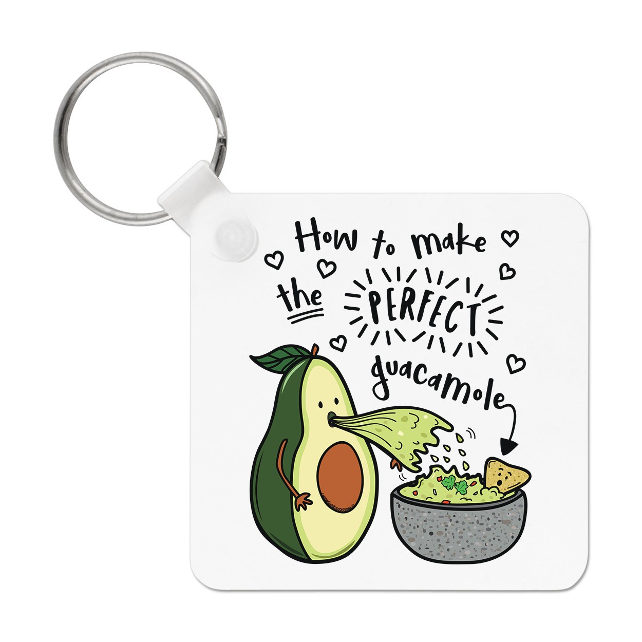 How To Make The Perfect Guacamole Keyring Key Chain - Funny Avocado Joke