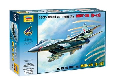 Zvezda 7278 - 1/72 Russian Fighter Mig-29 (9-13) - Neu