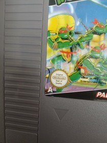 Teenage Mutant Hero Turtles Nintendo Nes Cartridge Game Boxed read description 