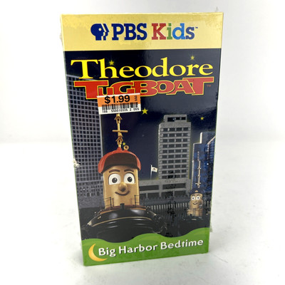 Theodore Tugboat Big Harbor Bedtime (VHS, 1998) Sealed Watermarks *READ DESC*