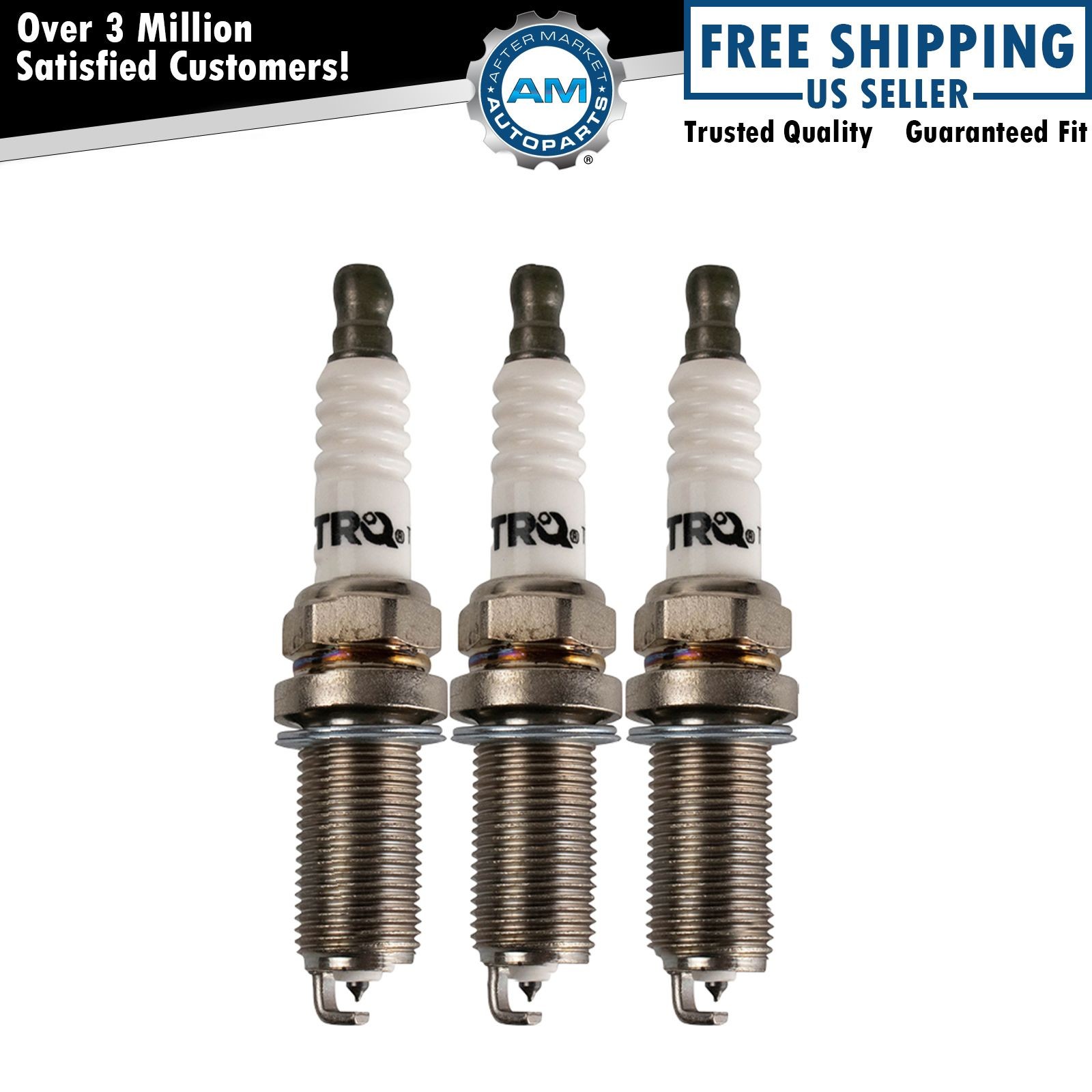 Iridium Spark Plugs Engine Tune Up Ignition Kit 3 Piece Set New