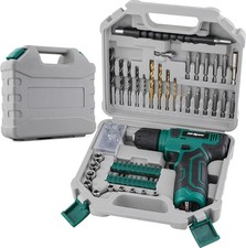 Electric Screwdriver Cordless 8V DIY Screwdriver & Bits Set Ideal Gift 110 Pc
