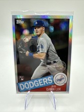 2020 Topps Chrome GAVIN LUX Rookie 1985 35th Anniversary Card Dodgers Refractor. rookie card picture