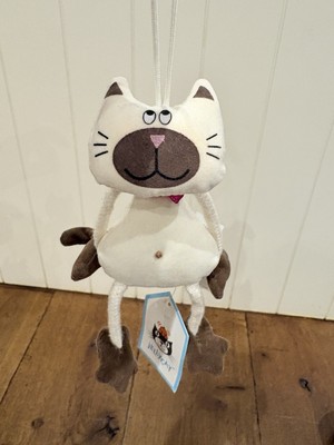Jellycat ''I am Dingly Dangly Kitty Kat'' super seltene Katze zum Aufhängen Stofftier J310. 