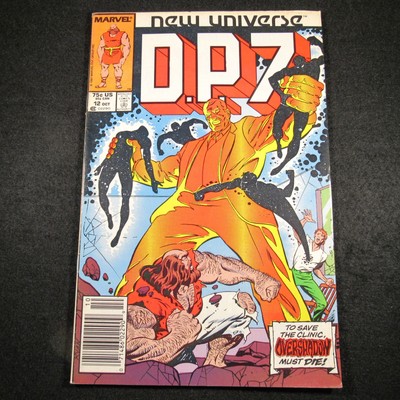 D.P.7 #12 - Stock Foto - Newsstand Mark Jewelers Insert - US Marvel Comic 1987