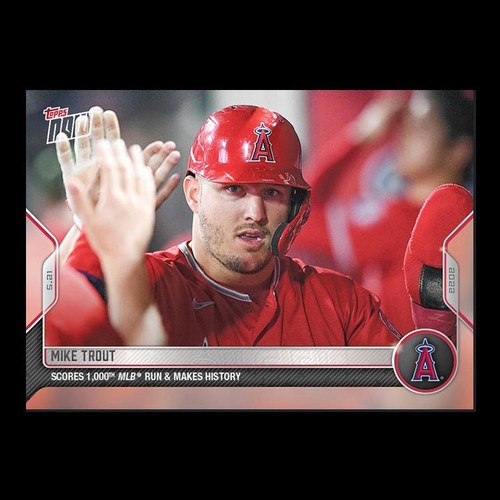 2022 Topps Now 211 Mike Trout