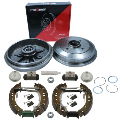 MAXGEAR Bremstrommeln Radlager Bremsbackensatz für CITROEN C2 C3 Bremssystem TRW