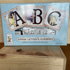 New - Disney Classic - Winnie The Pooh Letters And Numbers Rubber Stamps