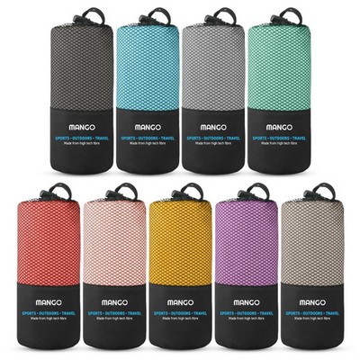 Großes Mikrofaser Reise Camping Strand Leicht Sport Fitness Mikrofaser Handtuch