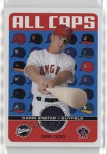 2003 Upper Deck Vintage All Caps 88/250 Darin Erstad #AC-DE ms9