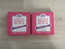 NEW Lot Of 2 Vintage Fuller Brush Co. Perfumed Deodorant Blocks 5" NIP NOS