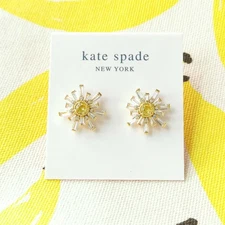 Kate Spade sunny stud earrings - Gold & clear