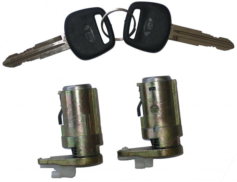 Barillets de portière avant avec clés pour Peugeot 307 Berline Break et CC