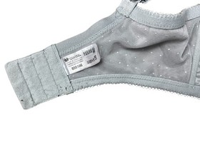 Wacoal Retro Chic Full Figure Underwire Bra 855186  Size 36D  Silvery-Gray