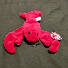 RARE Ty Beanie Baby Pinchers the Lobster 4026 Retired Tags 6-19-93 PVC Mint