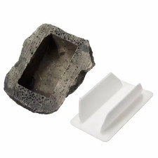 2Pcs/Set Creative and Fashionable Fake Stone Novelty Stone Storage Resin Key Box
