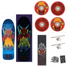 SANTA CRUZ x STRANGER THINGS KNOX HELLFIRE PIT 10.07" COMPLETE SKATEBOARD