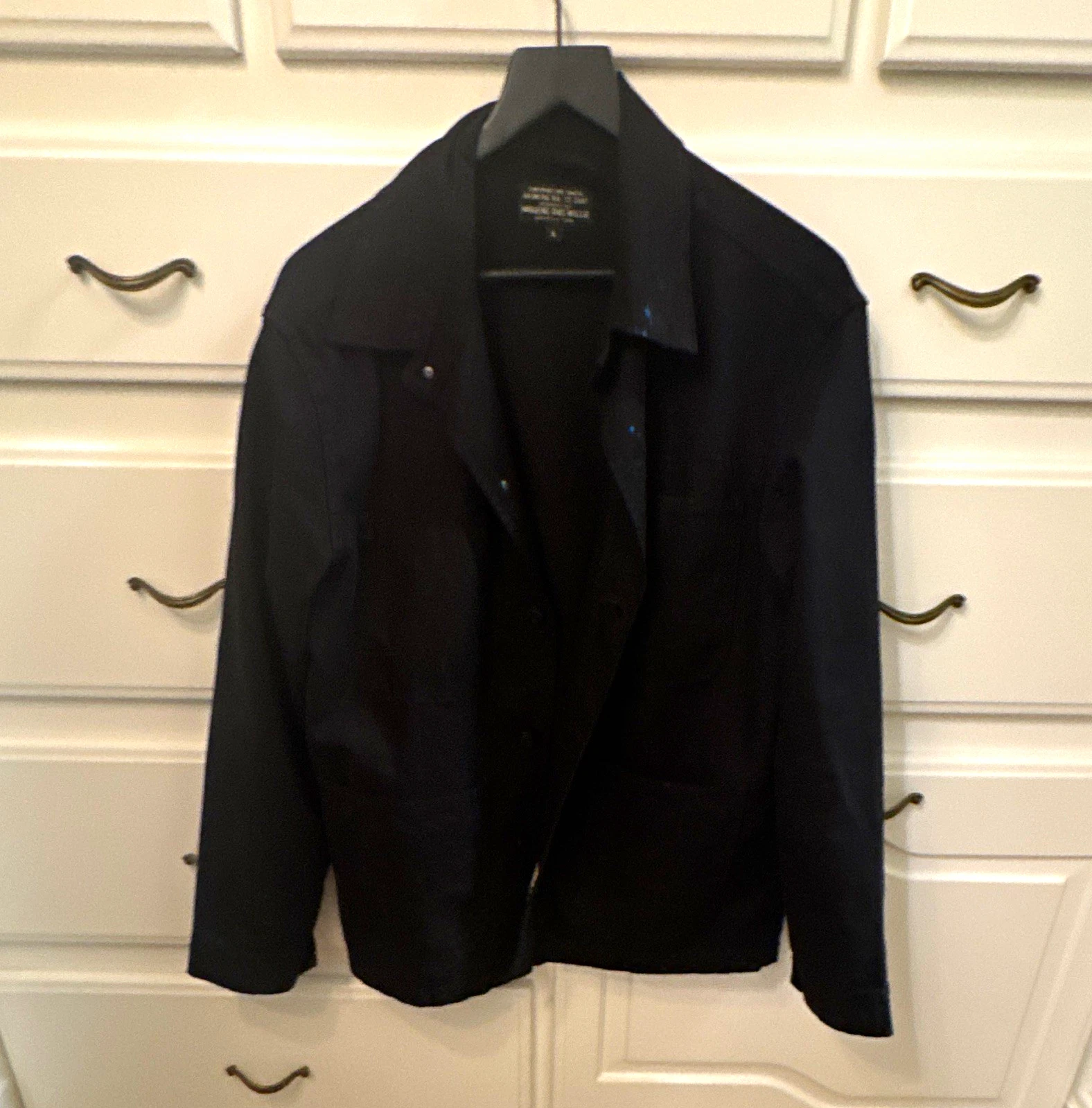 Imogene and Willie Men's jack jacket in overdyed slate L. image 1