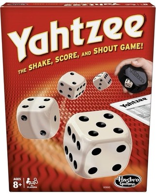 Hasbro Gaming Yahtzee Game, Fast-Playing Dice Games for Kids, Teens, and Adults