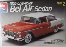 1/25 AMT / ERTL 1955 Chevrolet Bel Air Sedan Street Machine #6771 OOP/HTF/RARE