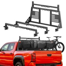 Truck Bed Rack Adjustable Roll Bar Compatible with Ford F150/Titan/Silverado