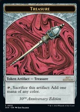 Treasure (0013) Token - Normal NM MTG 30th Anniversary Edition