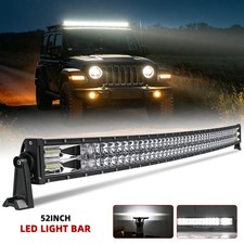 Dual Row 52 Inch Curved Led Work Light Bars Offroad Combo Driving Light Utv Dual Row 52 Inch Curved Led Work Light Bars Offroad Combo Driving Light Utv