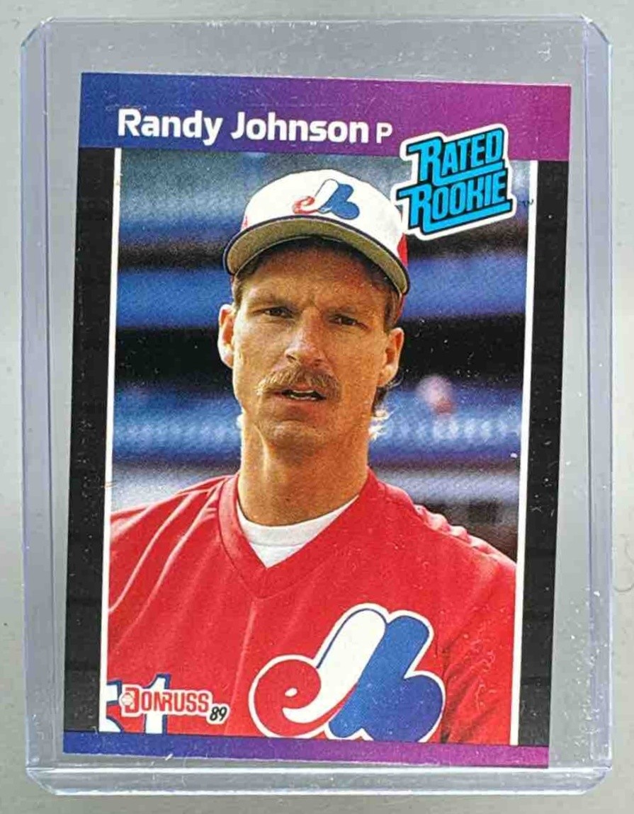 Randy Johnson 1989 Donruss #42 Rookie UER Wrong Birthplace RC Rated B