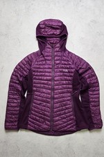 Rab Women's Cirrus Flex Packable Hoody QIO-34 Purple Jacket Size 12 M