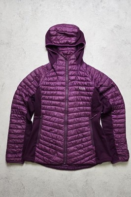 Rab Women's Cirrus Flex Packable Hoody QIO-34 Purple Jacket Size 12 M
