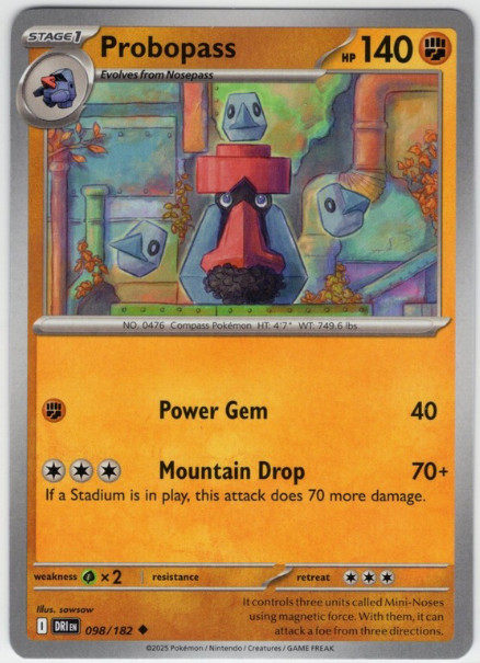 098/182 Probopass - Destined Rivals - NM/M