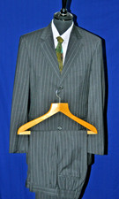 HUGO BOSS ANZUG ANGELICO/PARMA Gr.94 L Einreiher Schurwolle grauanthrazit