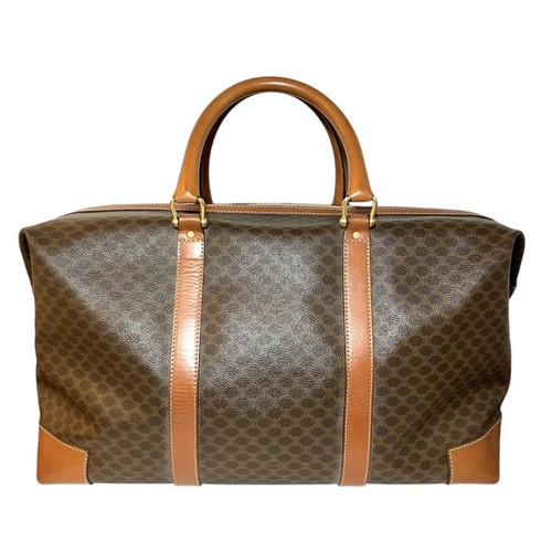 Celine Macadam Boston Bag Men Brown One Size