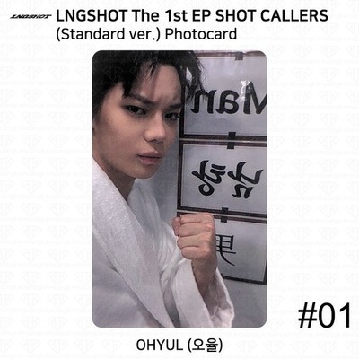 LNGSHOT The 1st EP Shot Callers Standard ver. Photocard KPOP K-POP