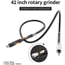 42" Extension Flexible Rotary Drill Tool Drive Flex Shaft Attachment For Dremel
