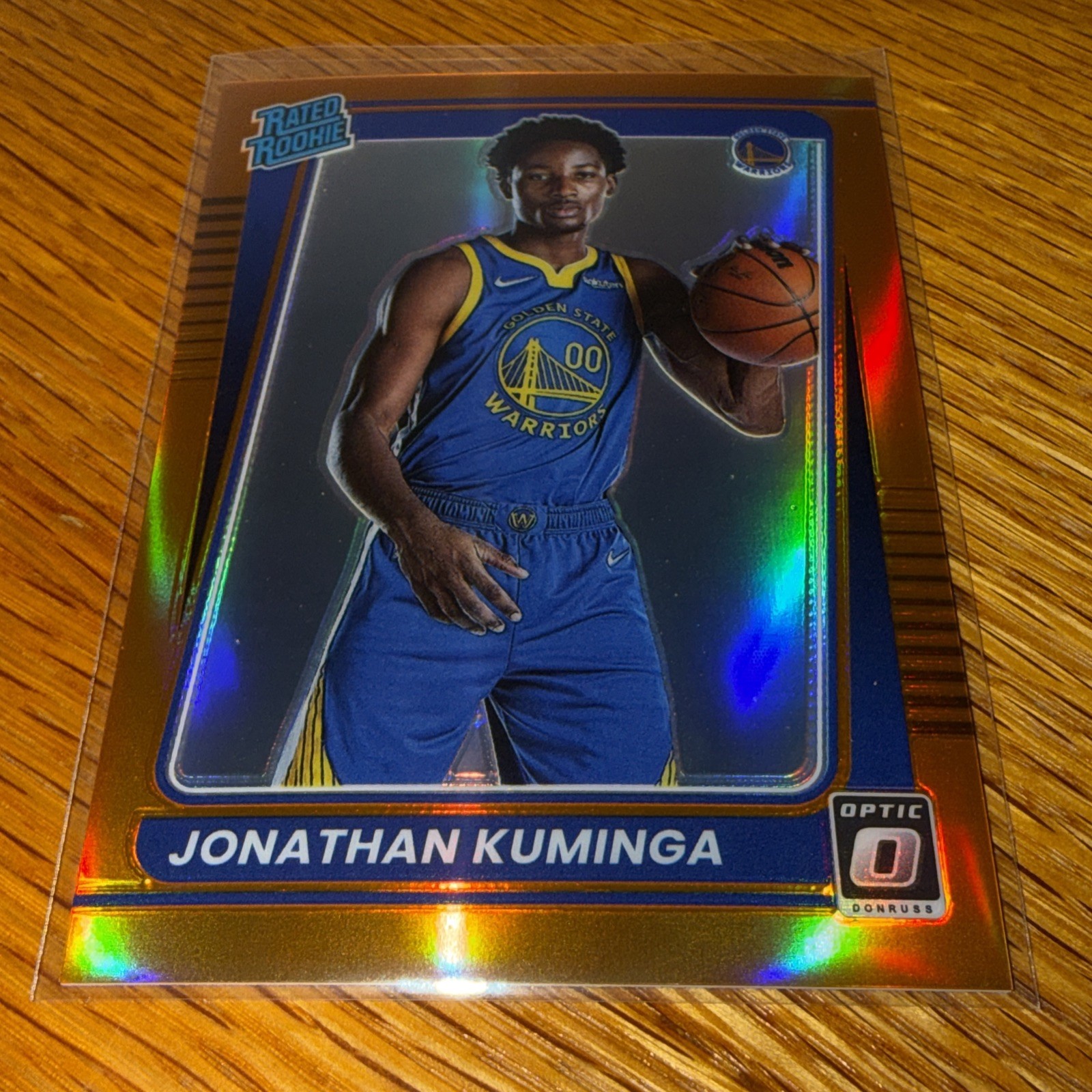 2021-22 Panini Donruss Optic - Rated Rookie Jonathan Kuminga #190 Orange /199 RC
