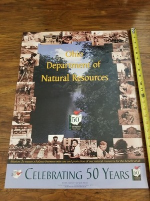 1999 Ohio Department of Natural Resources Celebrating 50 Years Poster