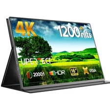 UPERFECT 16" Portable Monitor 4K 3840x2400 Monitor Gaming Monitor 1200nits