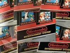 Super Mario Bros/ Duck Hunt NES Nintendo Instruction Manual Only