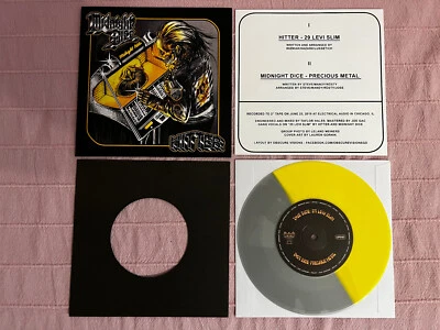 Midnight Dice / Hitter ‎- Midnight Hits - Grey/Yellow Split - 7" Vinyl Lim. 100 - Bild 1 von 4