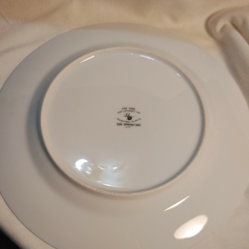 Vintage International Silver Co Springtime 326 China Dinner Plates 10.25" - Picture 4 of 4