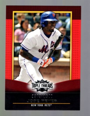 2011 Topps Triple Threads  Jose Reyes /1500 #61 New York Mets