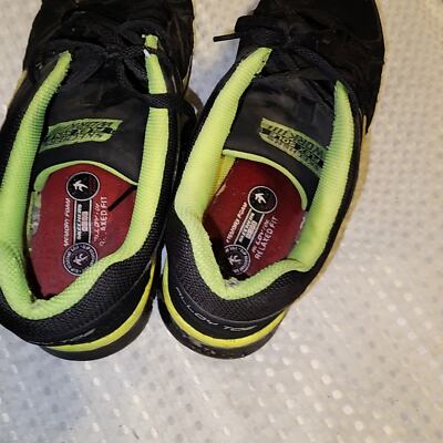 SKECHERS GUC MENS SIZE 9.5 ALLOY TOE FLEX SOLE SNEAKERS 