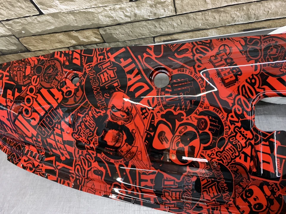 2006-11 Civic SEDAN Stickerbomb Radiator Carbon Dip Jdm Cooling Password Si Foto 3 de 4